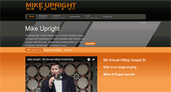 Desktop Screenshot of mikeuprightmusic.com